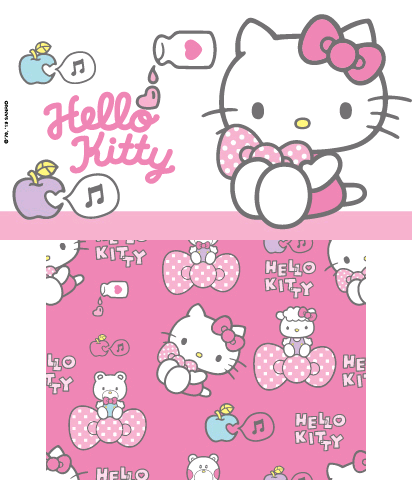 Hello Kitty hugs a bow | hShop